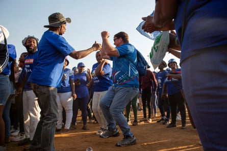 DA supporters attend a rally held by the party at the Soweto Theatre in Soweto