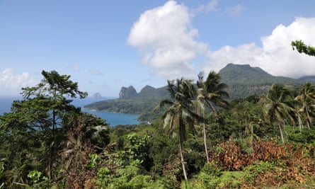 Jungles and mountains … the landscape of Príncipe