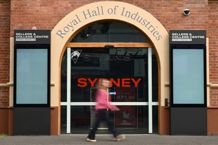 The Sydney Swans’ headquarters at Moore Park on Tuesday.