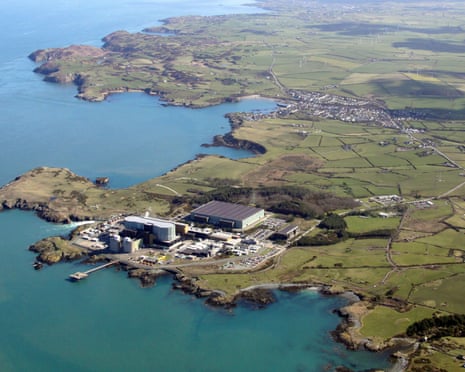 The old Wylfa nuclear power station in north Wales, which was decommissioned in 2015.