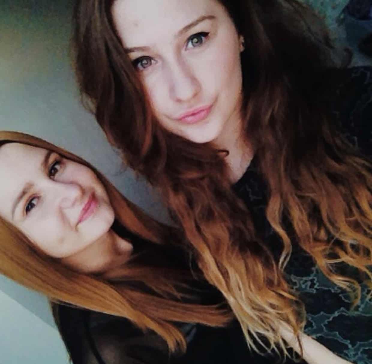 Selfie of the two sisters