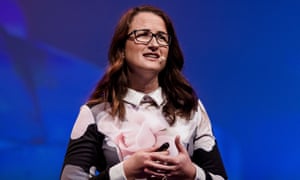 Shona Grundy from Soul Machines talking at Tech Week 2018.