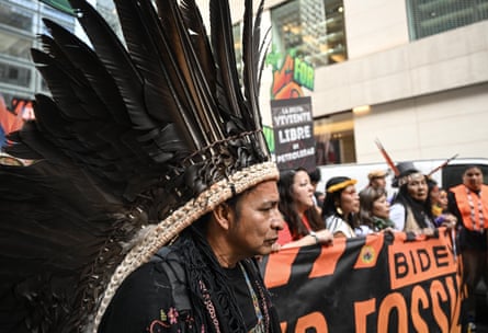 Indigenous leaders gathered to defend the climate.