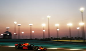 Max Verstappen with a four second lead