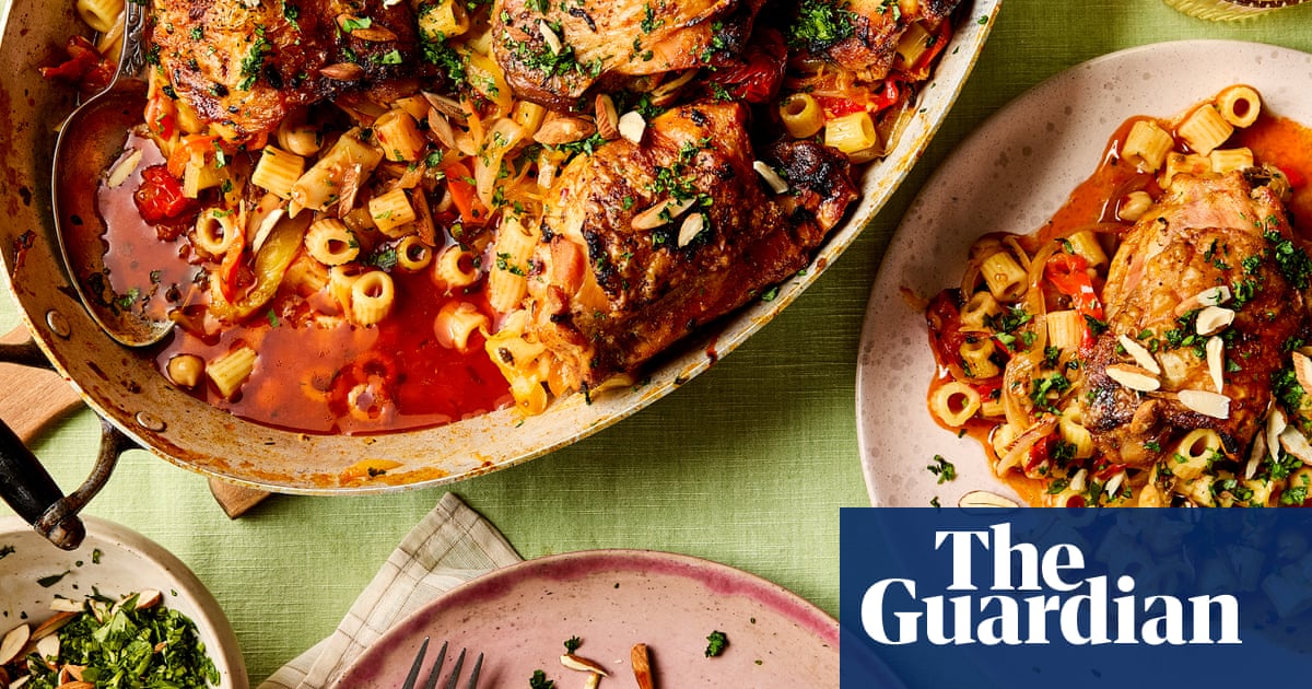 A pasta bake and a sumac salad: Sami Tamimi’s prep-ahead sharing recipes