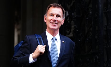 Chancellor of the Exchequer Jeremy Hunt.