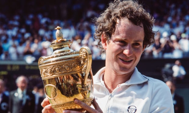 Champion: John McEnroe at Wimbledon, 1983.