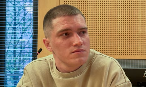 Former Wagner commander Andrei Medvedev in court in Oslo, Norway, in April
