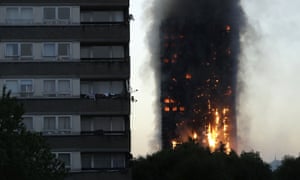 The Grenfell tower fire.