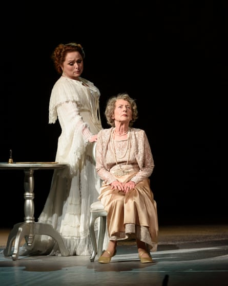 Rebecca Evans and Margaret Baiton as the younger and older Marschallin in Der Rosenkavalier, at Welsh National Opera