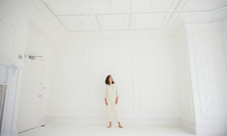 Another room inside the house. The installation is called And She Built a Crooked House