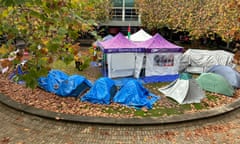 Pro-Palestine student demonstrators at La Trobe University