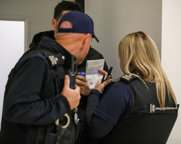 Labour government says more people working illegally are being arrested and deported – UK politics live — image supplied by The Guardian World's feed