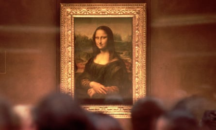 Leonardo’s Mona Lisa in the Louvre, Paris