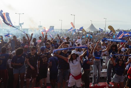 A carnival-like atmosphere erupted in Cape Verde on Monday after the tiny archipelago nation qualified for the World Cup.