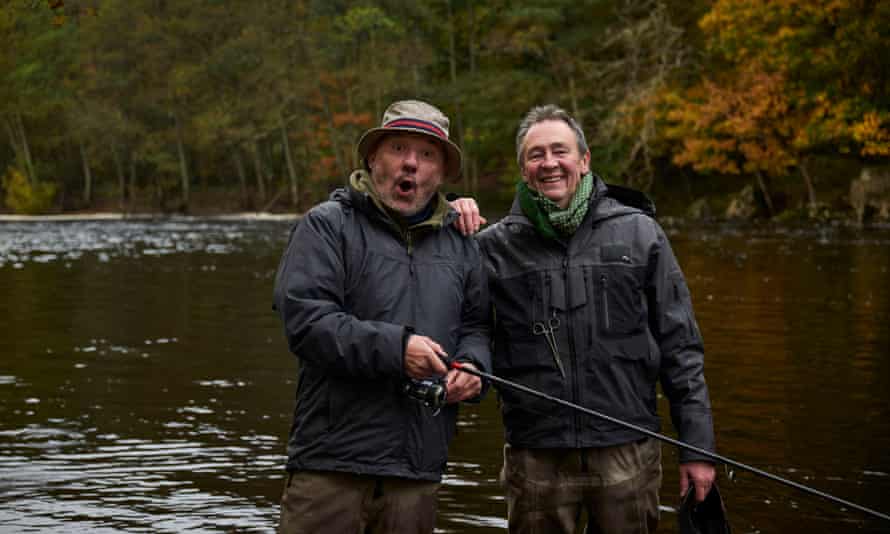 Bob Mortimer and Paul Whitehouse in the hit show Gone Fishing.