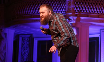 A much-loved comedian ... Jerrod on stage in 2012.