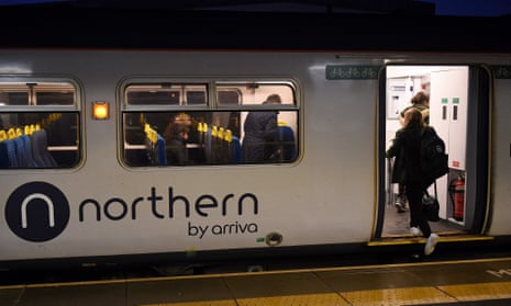 A Northern train in Ashton-under-Lyne, January 2020