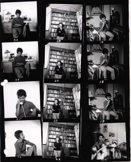 a women photograph at home