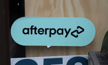 Stock image of Afterpay sign