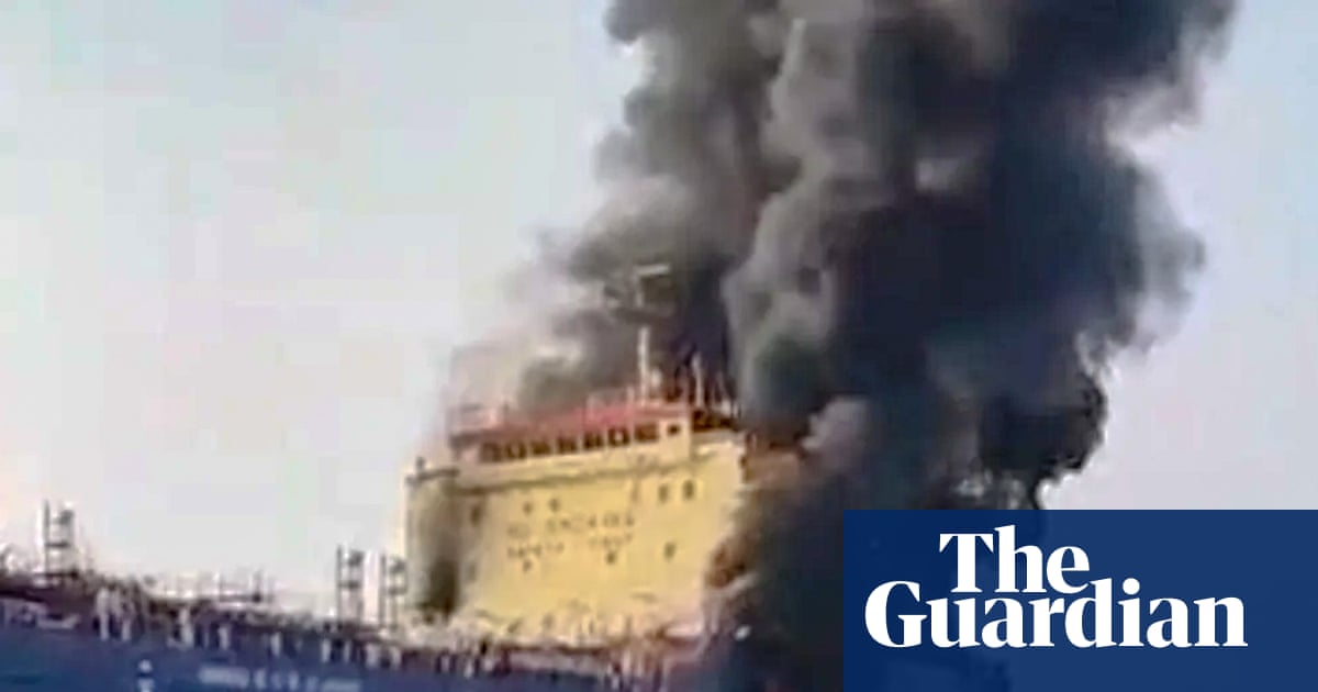 Everything went black. Then fire poured down': one man's terror onboard a ship hit in the Iran war