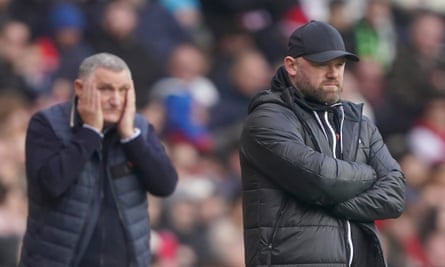 Can Tony Mowbray (left) succeed where Wayne Rooney failed?