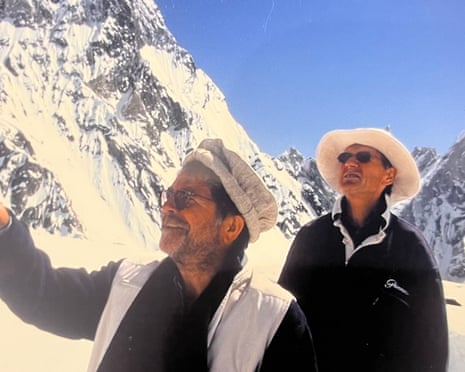 Roger Mills and Michael Palin in mountains Himalayas