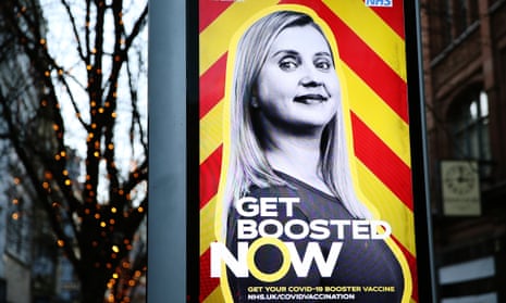 A government advertisement encouraging the public to 'Get Boosted Now' with a Covid-19 booster vaccine