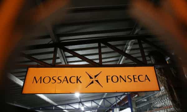 A Mossack Fonseca sign near the offices.