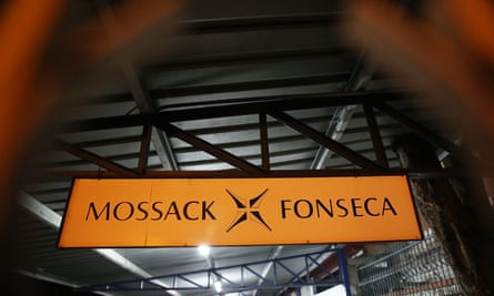A Mossack Fonseca sign