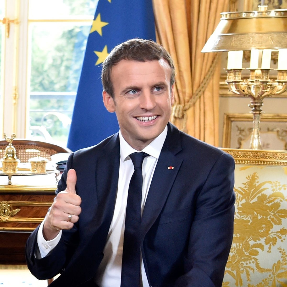 Inside the Élysée: the reflected glory of Macron's gilded cage | World news | The Guardian
