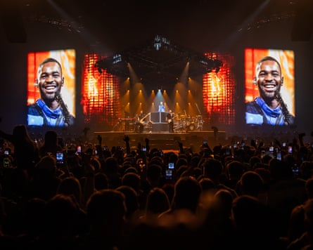 Dave performing at OVO Hydro in Glasgow earlier this week.