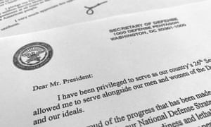 Jim Mattis resign letter in full. Donald Trump announced the resignation of the defense secretary on Thursday night.