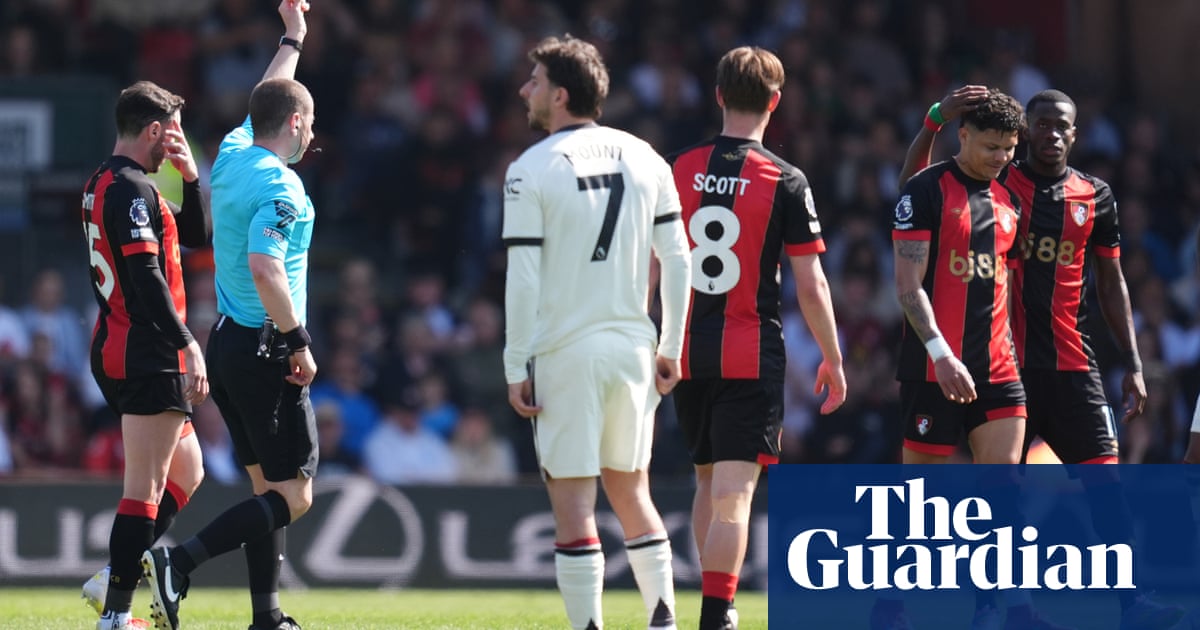 Bournemouth's Evanilson reprieved over Manchester United VAR red card