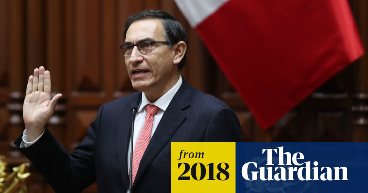 Martín Vizcarra sworn in as Peru's new president as embattled Kuczynski exits