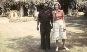 Diana Mitchell and Willie Musarurwa standing in garden