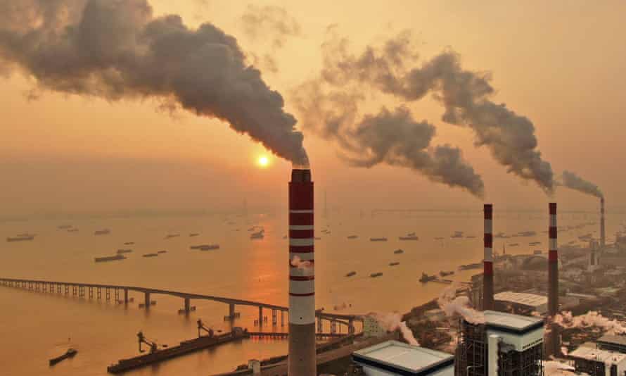 A coal plant in Nantong in China, which is responsible for more than half of the world's coal plant plans.