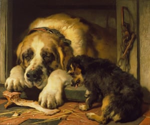Doubtful Crumbs, 1858-1859, by Edwin Landseer.