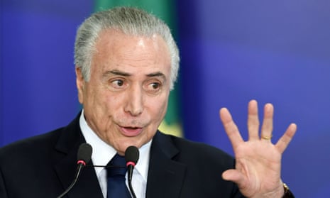 Brazil’s president, Michel Temer, faced possible corruption charges after an aide was given $150,000 in cash.