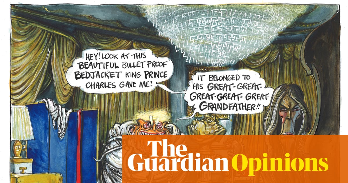 Martin Rowson on King Charles’s visit to the US – cartoon