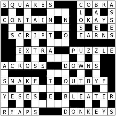 Genius crossword 274 solution
