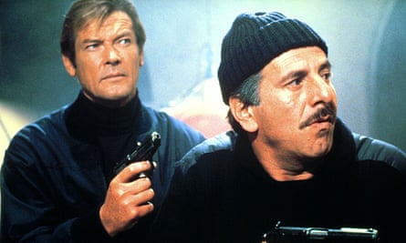 Roger Moore and Topol in the 1981 Bond film For Your Eyes Only.
