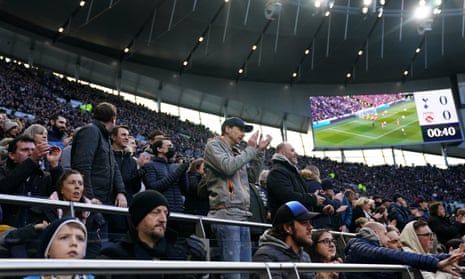 The Tottenham Hotspur Stadium is one of five grounds taking part in a trial of safe standing
