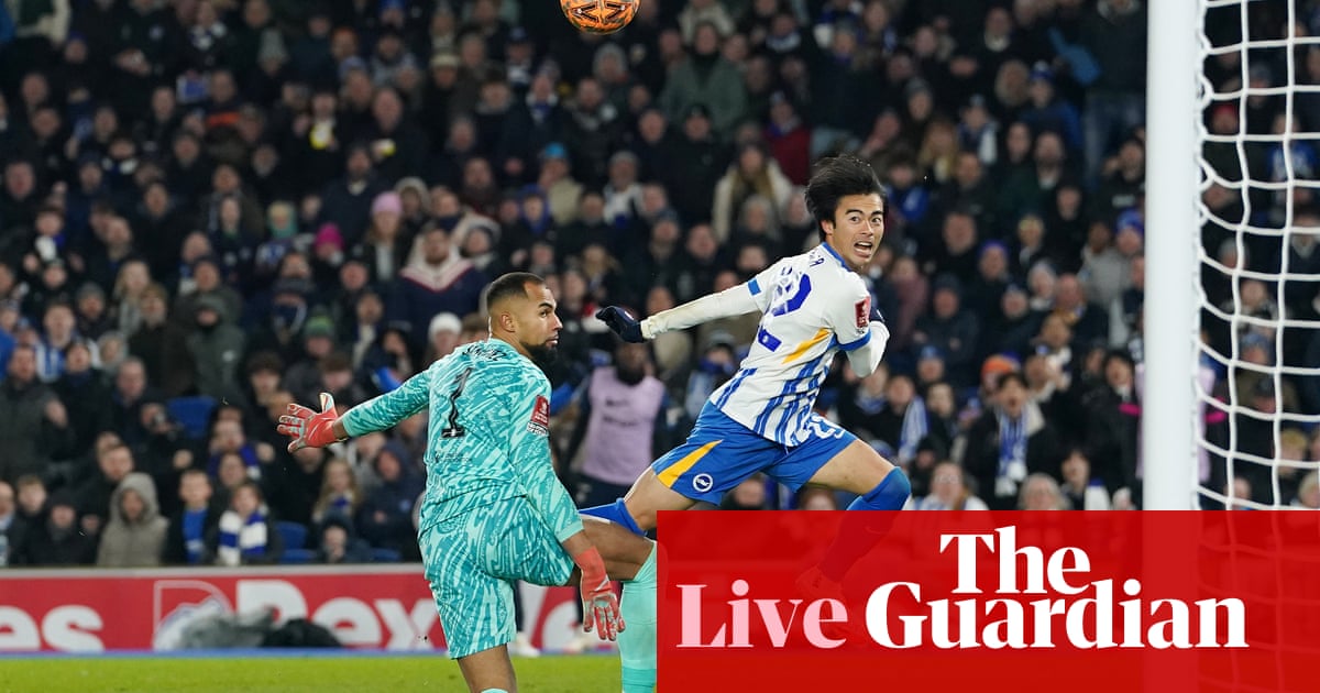 Brighton 2-1 Chelsea: FA Cup fourth round – as it happened