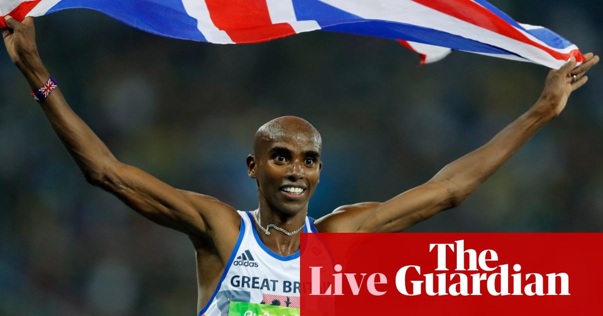 Rio 2016 Mo Farah Takes 5 000m Gold And Semenya Wins 800m