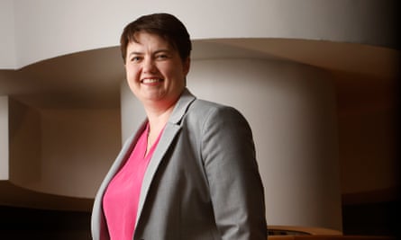 Ruth Davidson, leader of the Scottish Conservative party
