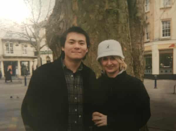 Ray and Helen in Bath in 2002