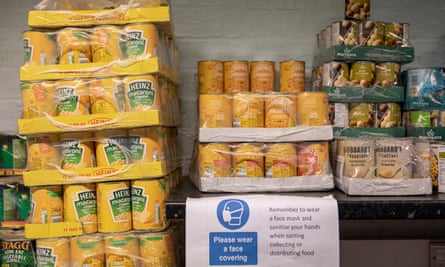The church has played a vital role in setting up and running food banks.
