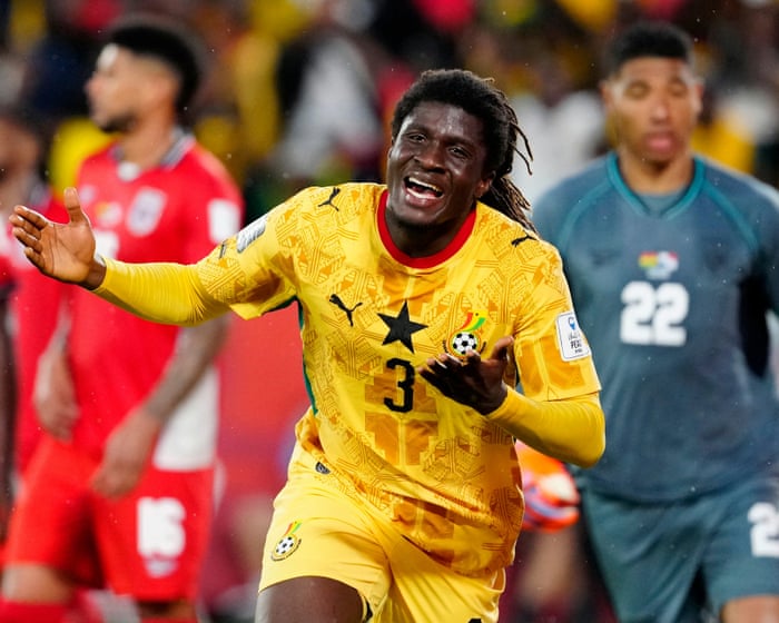 Ghana grab vital World Cup victory over Panama after Caleb Yirenkyi’s last-gasp goal