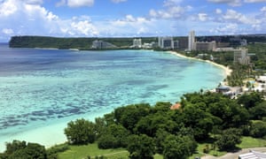 ‘Where America’s day begins’. Tumon Bay near the Guamanian capital, Hagåtña.